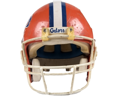 Late 1980s Emmitt Smith Game Used Florida Gators Helmet 